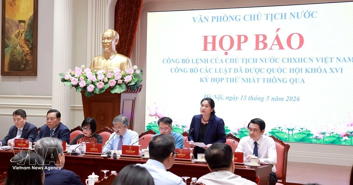 Laws proclaimed, paving way for national breakthrough development in new era
