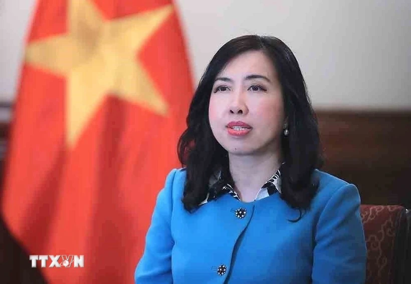 Deputy Minister of Foreign Affairs Le Thi Thu Hang (Photo: VNA)