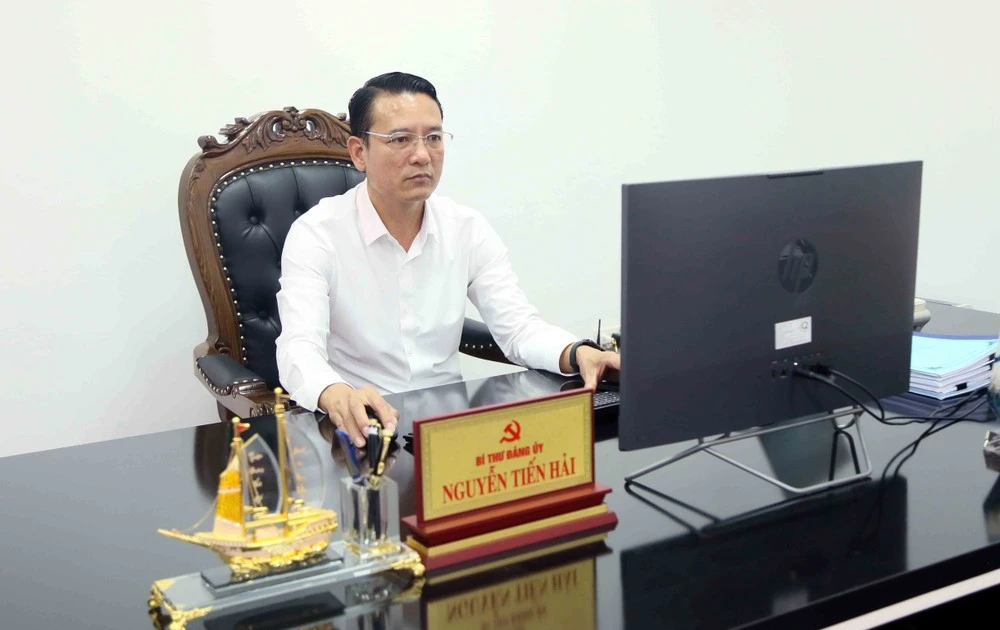 Nguyen Tien Hai, Secretary of the Party Committee of Song Ma commune, Son La province. (Photo: VNA)