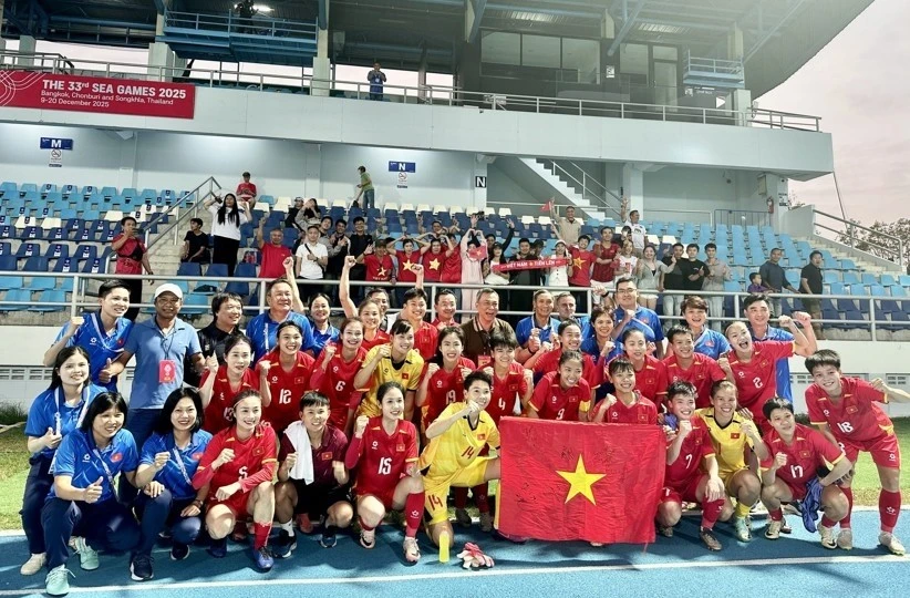 U22 men’s and women’s national football teams (Photo: VFF)