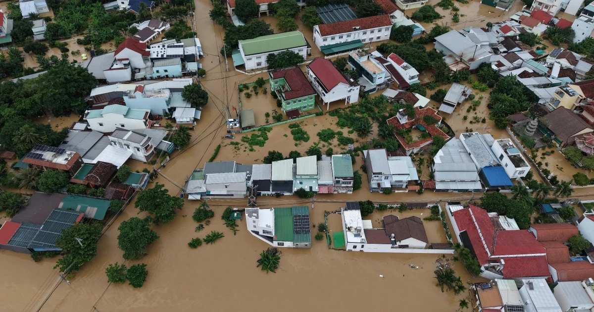 Severe flooding has caused widespread damage in Khanh Hoa province. (Photo: VNA)