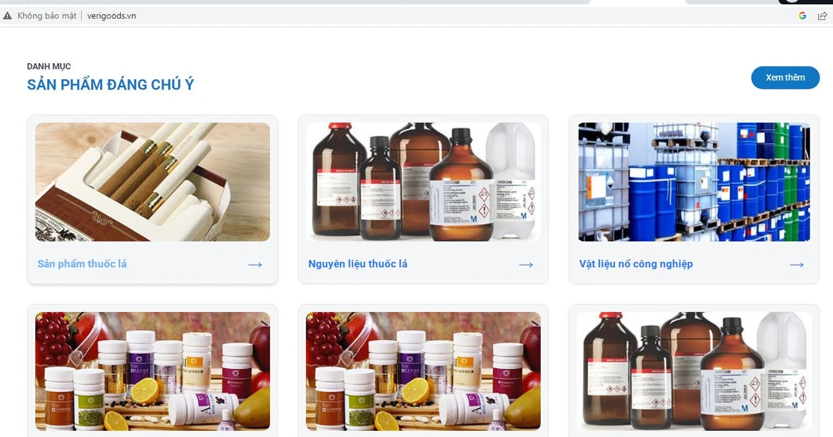 The Ministry of Industry and Trade (MoIT) is set to launch its product traceability system at www.verigoods.vn on December 23. (Photo: VNA)