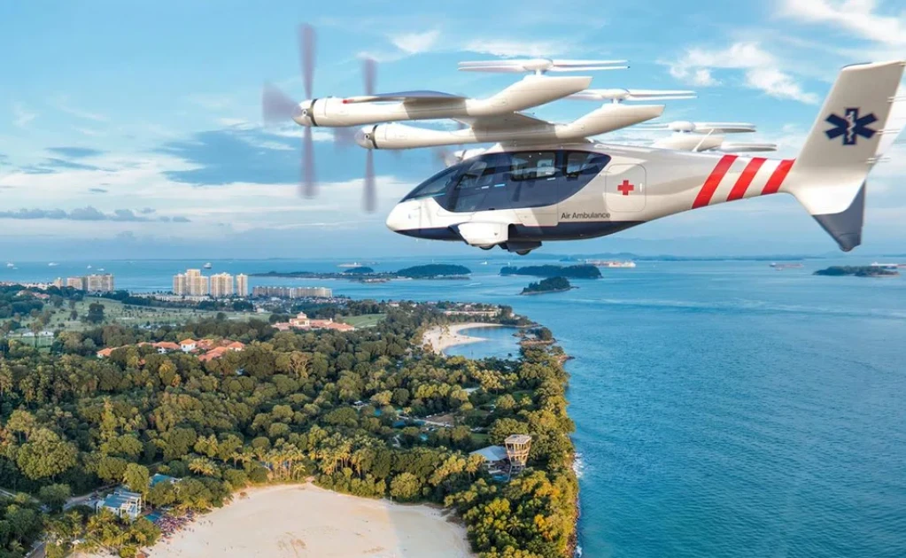 Singapore trials “air taxi” for emergency medical services