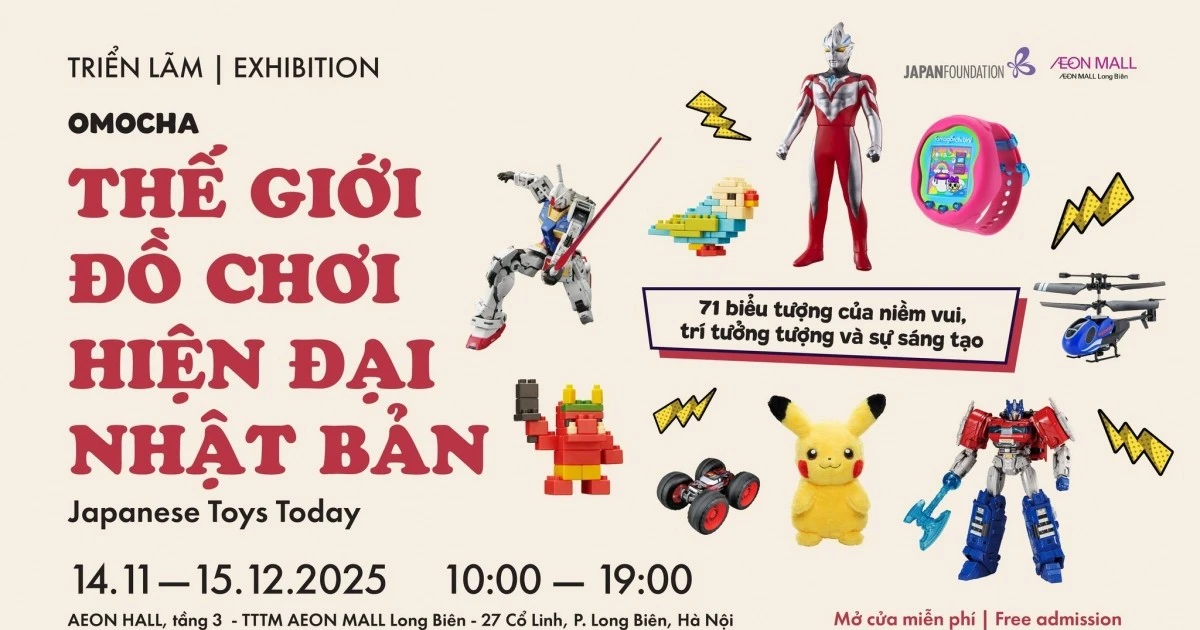 World of modern Japanese toys on display in Hanoi