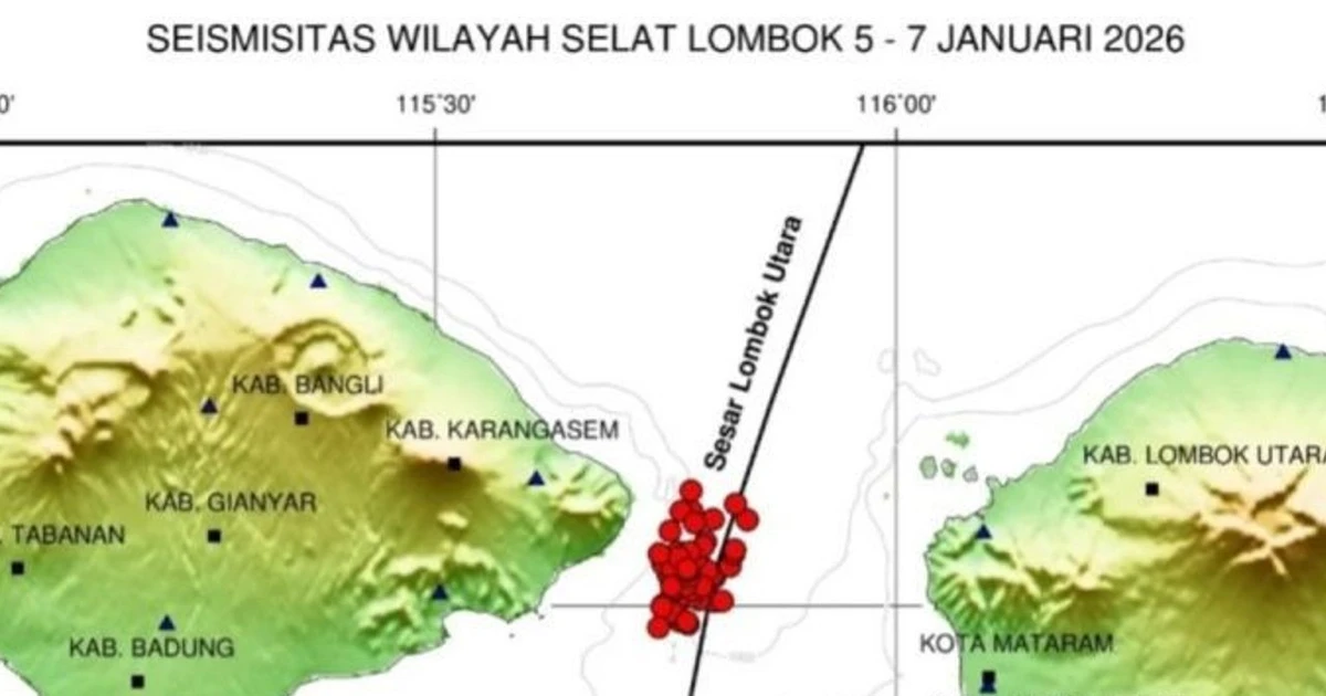 Indonesia’s popular tourist island faces threat from undersea faults