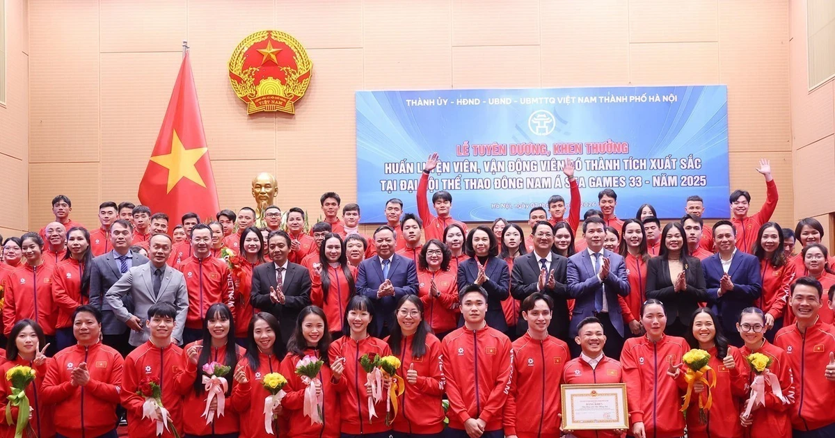 Hanoi’s athletes, coaches honoured for great success at SEA Games 33