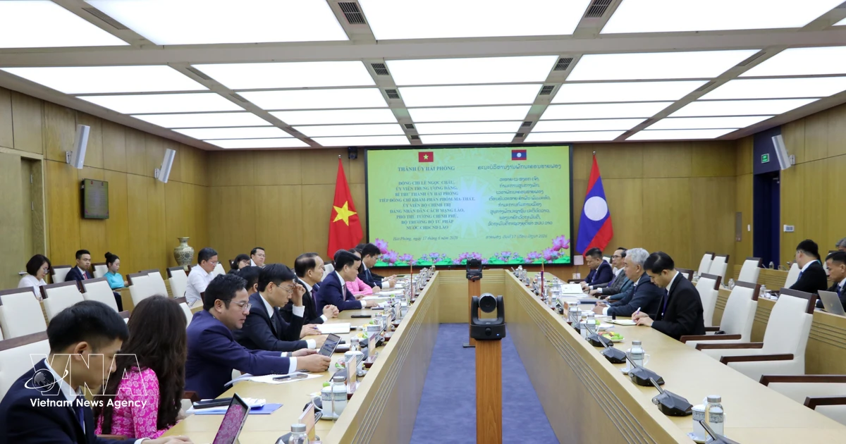 Hai Phong, Lao localities deepen cooperative ties