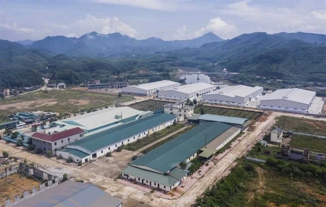 An industrial cluster in Quang Ninh province. (Photo: quangninh.gov.vn)