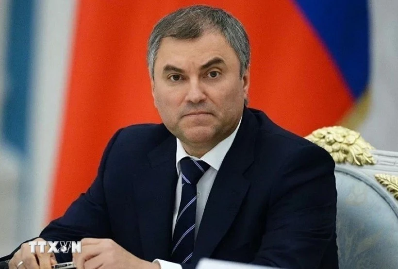 Chairman of the State Duma of the Russian Federal Vyacheslav Volodin will pay an official visit to Viet Nam from September 28-29. (Photo: VNA)