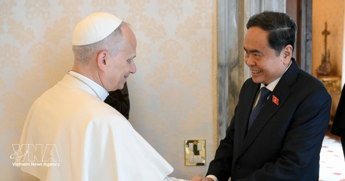 Gallery - National Assembly Chairman Tran Thanh Man meets Pope Leo XIV at the Vatican | Vietnam+ (VietnamPlus)