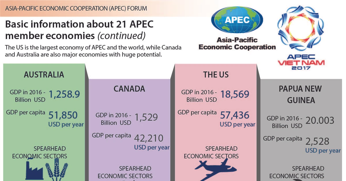 Basic information about 21 APEC member economies (continued)