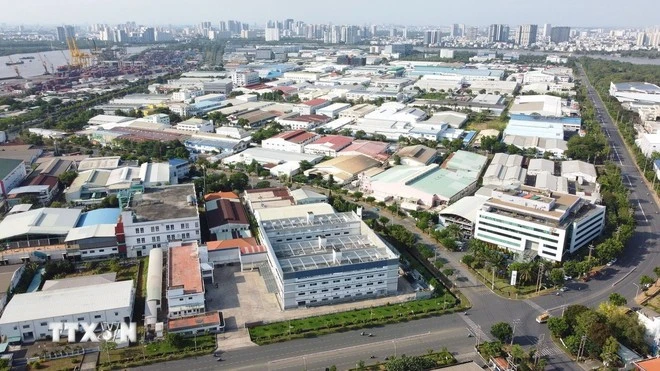 A view of Tan Thuan Export Processing Zone in Ho Chi Minh City. (Photo: VNA)