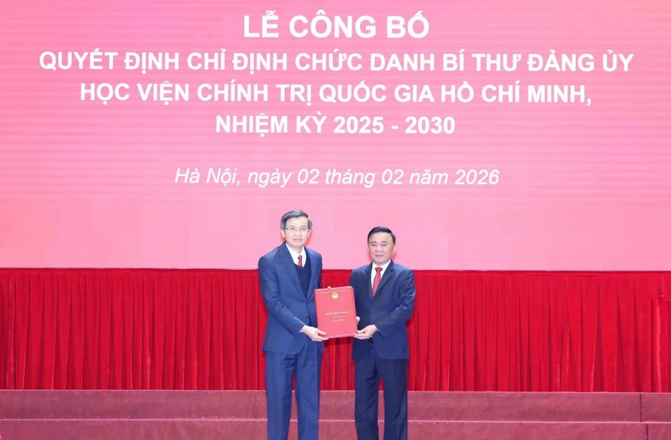 Doan Minh Huan appointed Party Secretary of Ho Chi Minh National Academy of Politics