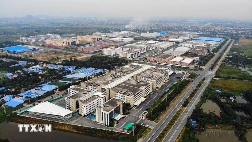 A view of the Viet Nam–Singapore Industrial Park (VSIP) in Hai Phong city (Photo: VNA)