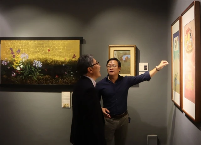 Exhibition features Japanese and Vietnamese traditional fine arts ...