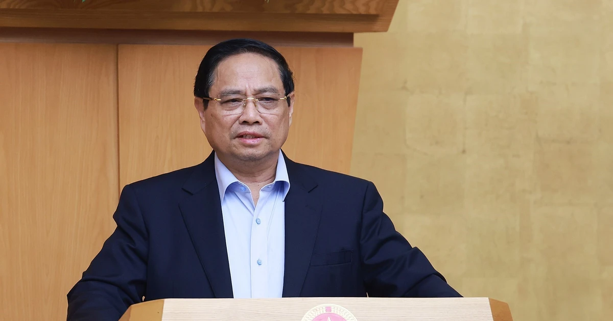 PM Pham Minh Chinh speaks at the Government’s second law-making session on September 13. (Photo: VNA)