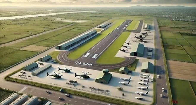 Perspective of Gia Binh Airport project (Photo: VGP)