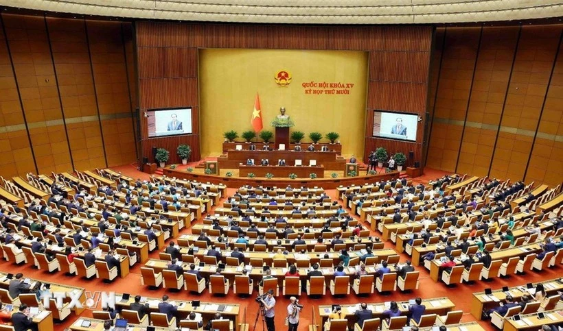 An overview of the 15th National Assembly's 10th session. (Photo: VNA)