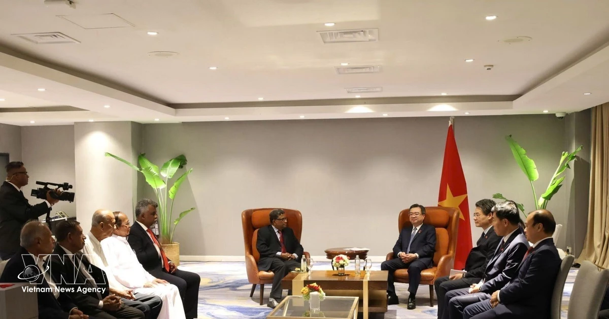 Vietnamese Party official meets leaders of Sri Lankan political parties
