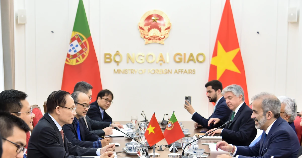 Vietnamese, Portuguese foreign ministers hold talks in Hanoi