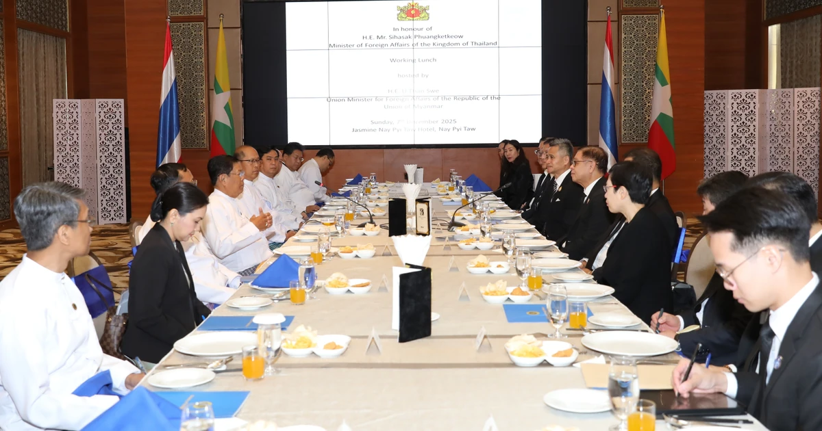 Myanmar Teamwork Thailand, Myanmar boost cooperation to tackle common challenges