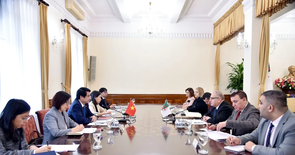 The fourth Viet Nam - Algeria political consultation in Ha Noi on October 27 (Photo: Vietnamese Ministry of Foreign Affairs)