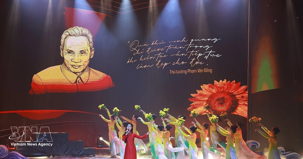 Art programme honours late PM Pham Van Dong’s lifelong devotion to nation