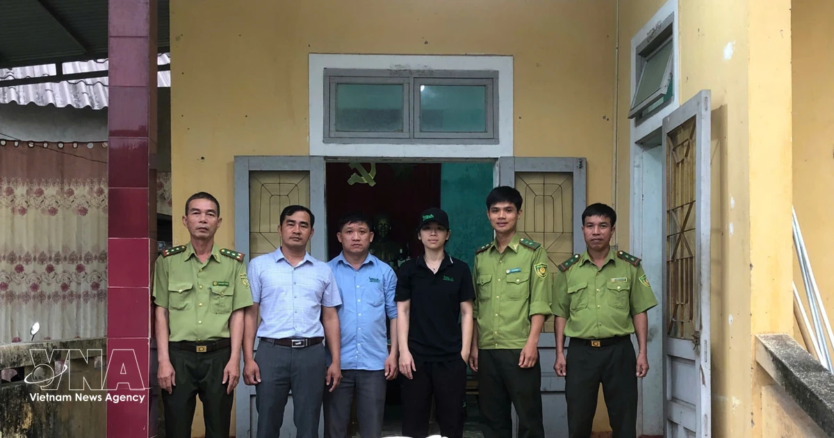 Gallery - Quang Tri hands over rare otter to Cuc Phuong National Park | Vietnam+ (VietnamPlus)