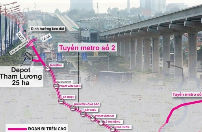HCM City plans to start construction of Metro Line No. 2 this year