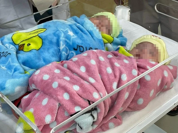Twins survive after premature birth, weighing just 500g | Vietnam+