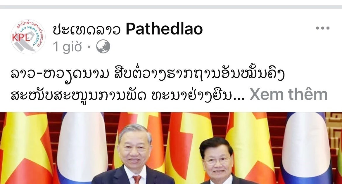 Lao media highlight historic significance of Vietnamese Party chief's visit