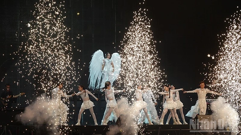 A performance opening the Ho Chi Minh City International Music Festival Hozo (Photo: nhandan.vn)
