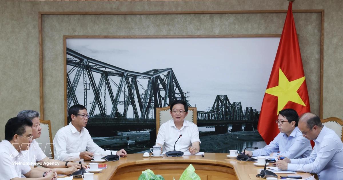 Deputy PM chairs meeting on establishment of Hung Yen High-Tech Park