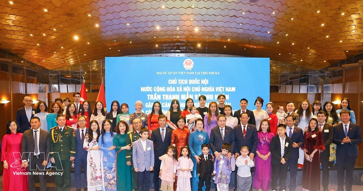 NA Chairman asks Vietnamese in Türkiye to build increasingly strong community