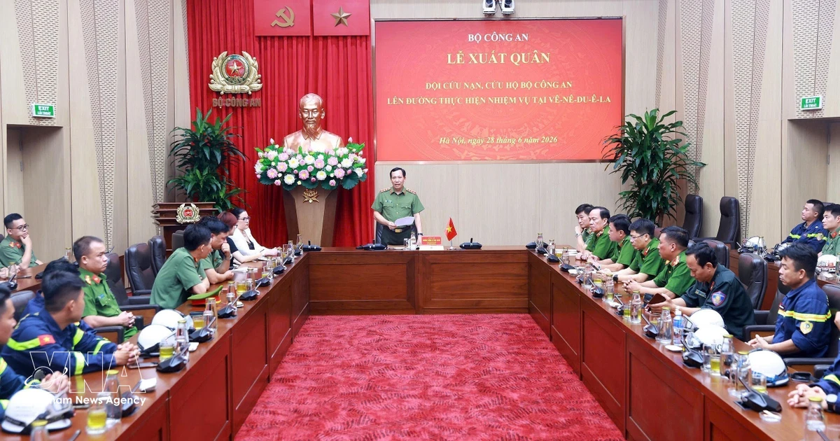 Vietnam's Ministry of Public Security deploys rescue team to Venezuela