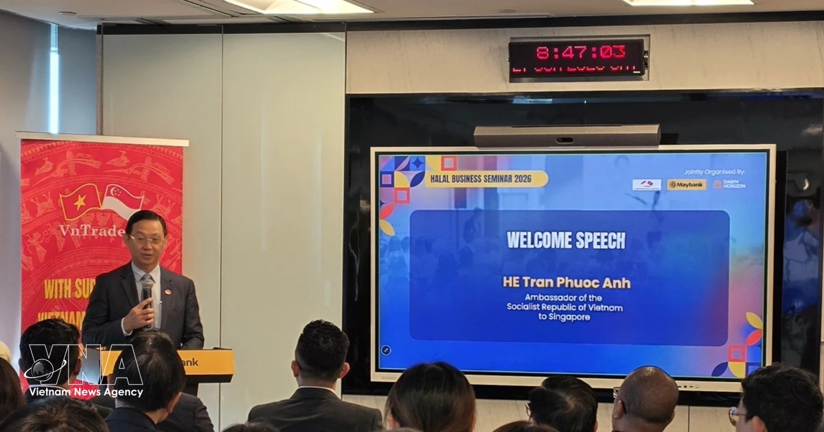 Vietnam, Singapore eye stronger cooperation to build ASEAN Halal value chain