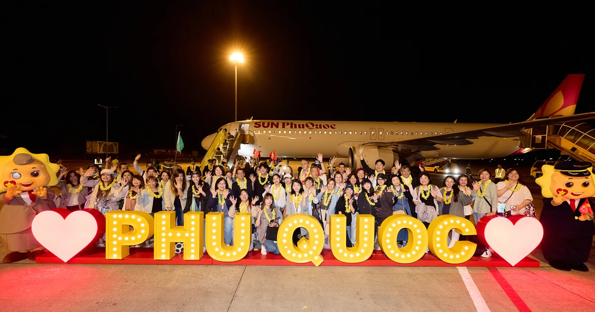 Sun PhuQuoc Airways launches its first international route to Taipei