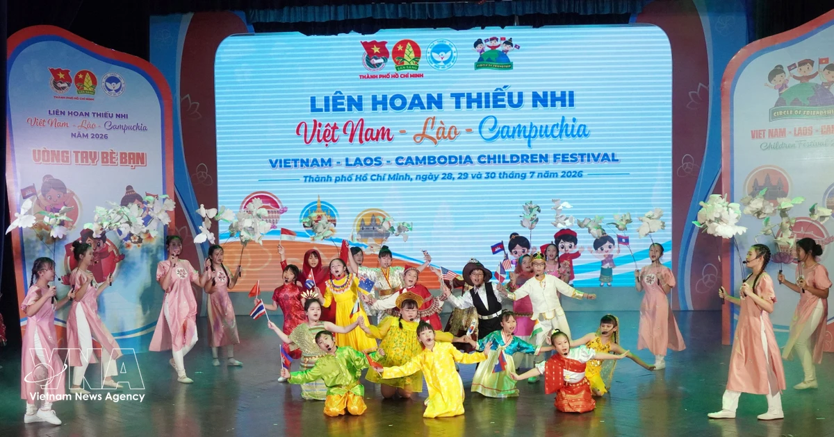 Vietnamese, Lao, Cambodian children strengthen friendship at cultural festival
