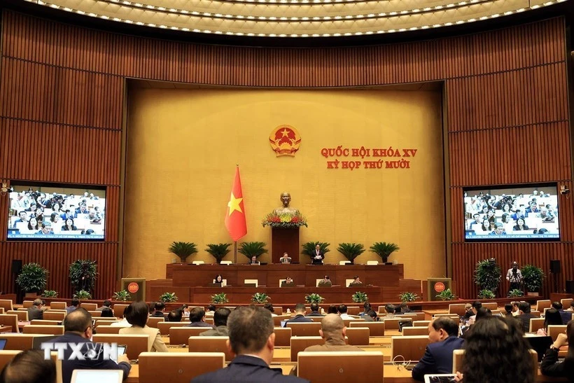 An overview of the tenth session of the National Assembly. (Photo: VNA)
