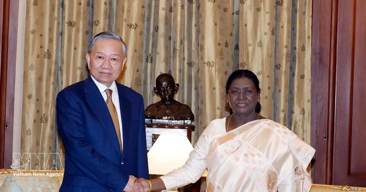 Vietnam’s top leader meets with Indian President
