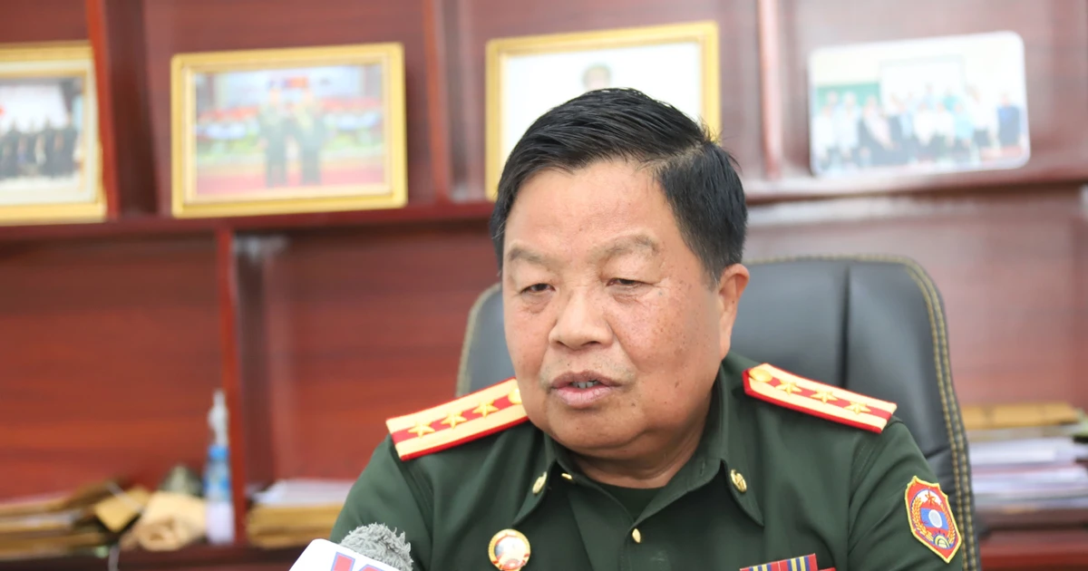 Col. Saveng Dennamonh, Political Commissar of the ethnic boarding school of the Lao People’s Army (Photo: VNA)