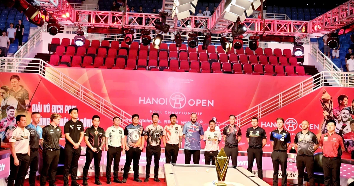 The 16 best players of the Ha Noi Open Pool Championship 2025 (Photo: VNA)