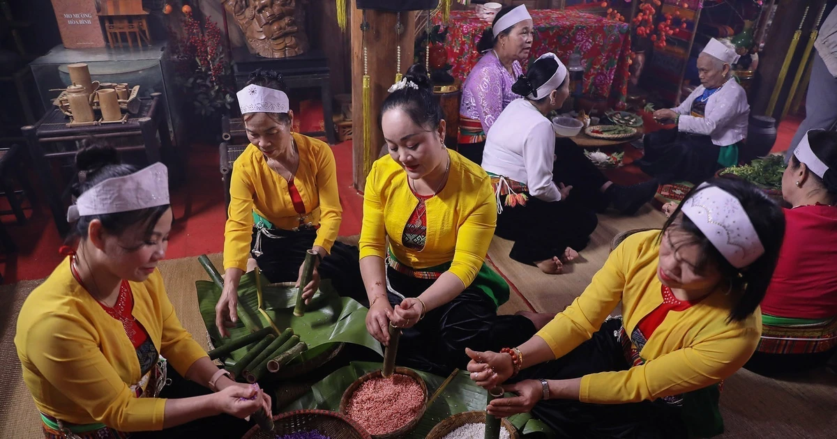 View - Distinctive Lunar New Year customs of Muong people in Phu Tho | Vietnam+ (VietnamPlus)
