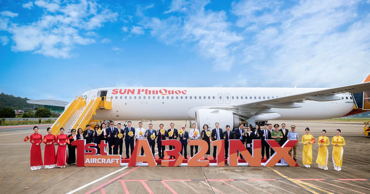 Sun Phú Quốc Airways đón chiếc Airbus A321NX đầu tiên | Việt Nam+ (Việt NamPlus)