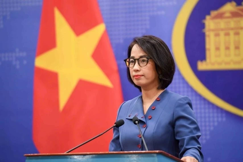 Spokesperson of the Ministry of Foreign Affairs Pham Thu Hang. (Photo: VNA)
