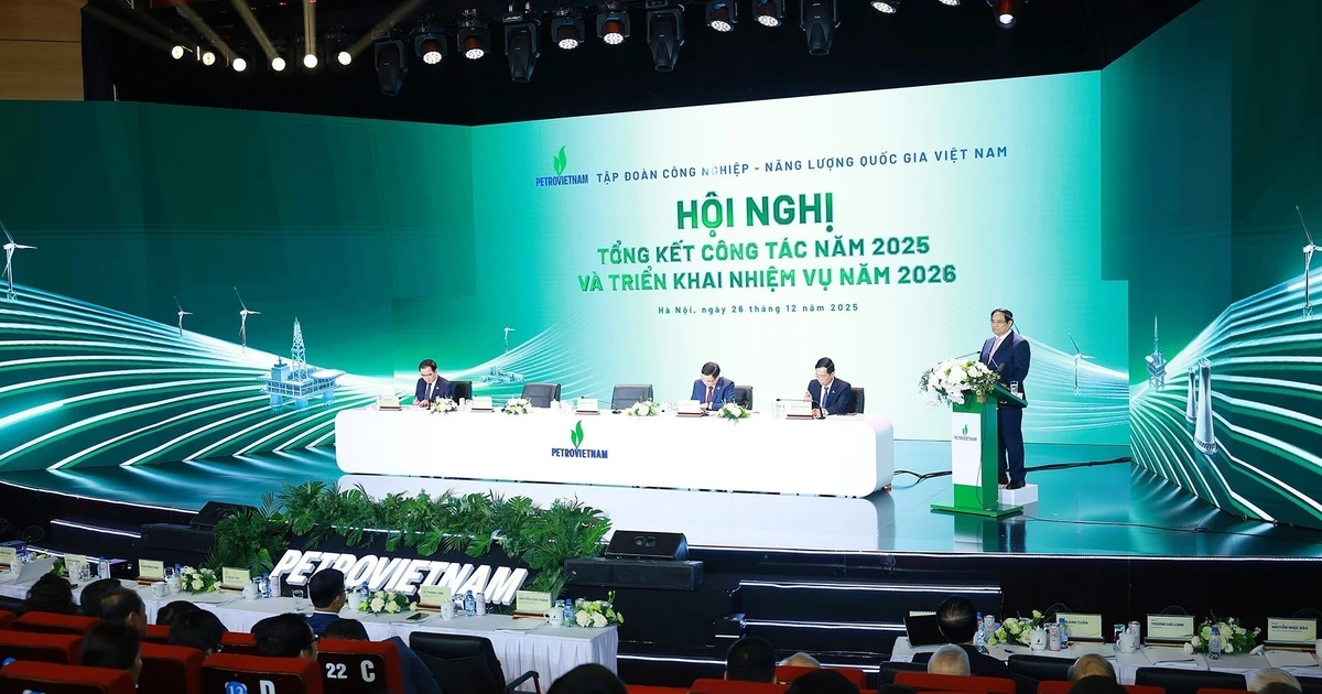 PM Pham Minh Chinh speaks at the conference (Photo: VNA)