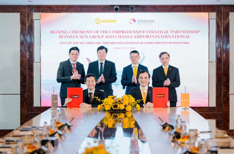 Sun Group, Changi Airports International expand strategic partnership to develop Vietnam's airport network