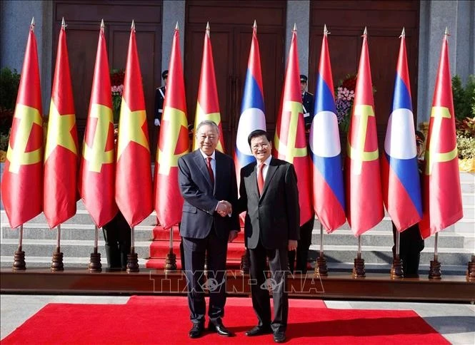 Party General Secretary To Lam concludes successful state visit to Laos