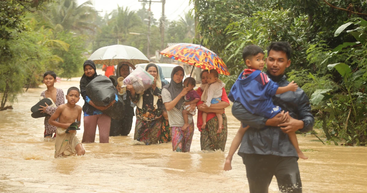 Severe flooding reported in central Thailand