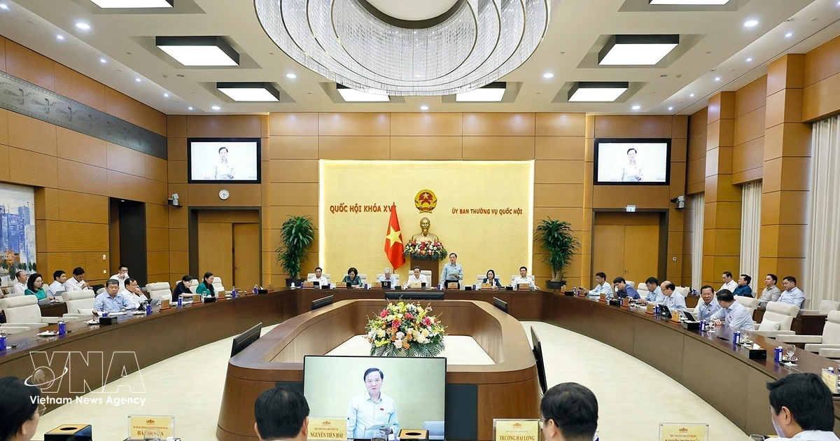 National Assembly Standing Committee to look into 25 draft laws, resolutions